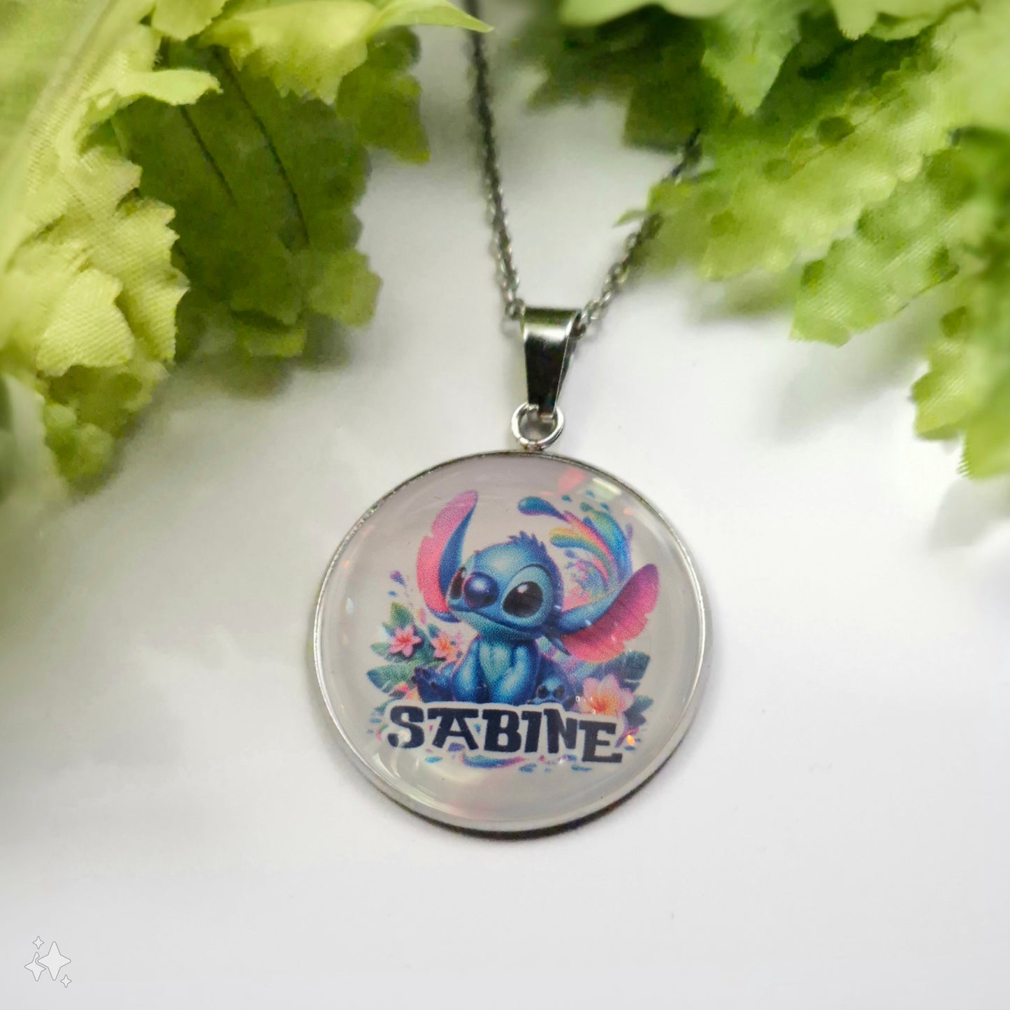 Lillo en Stitch naam ketting