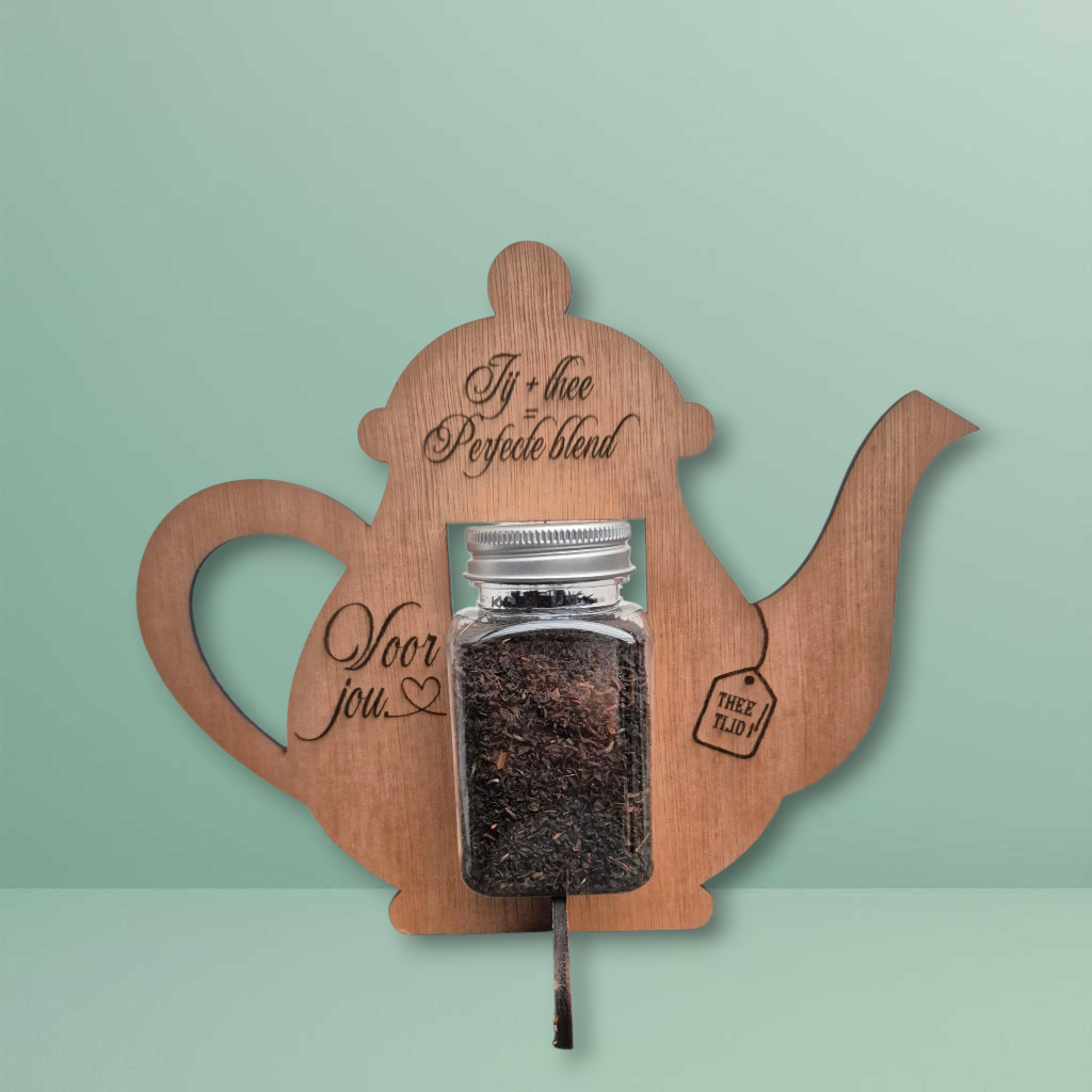 π« Houten Theepot met of zonder thee
