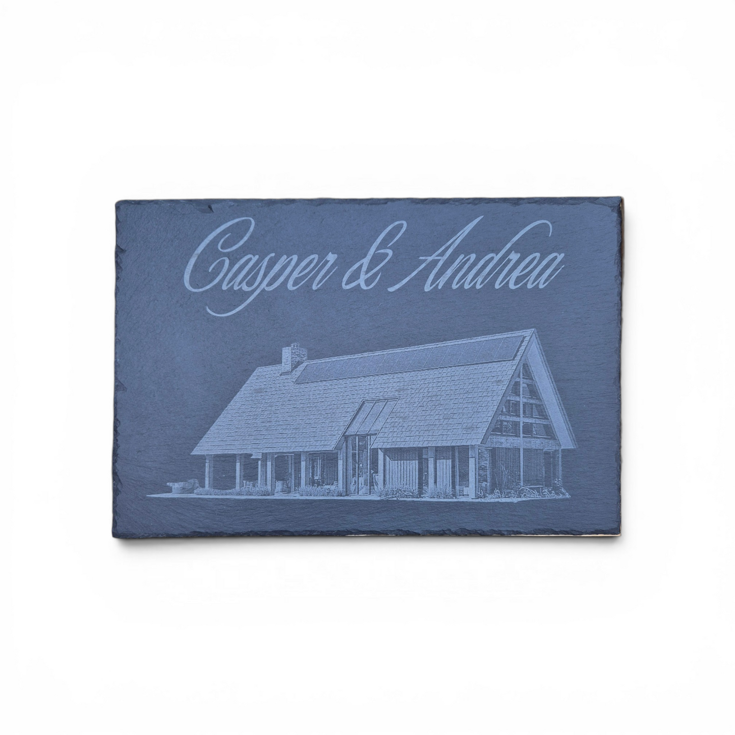 Leisteen Gravure 24x32 cm – liggend (premium afhalen)