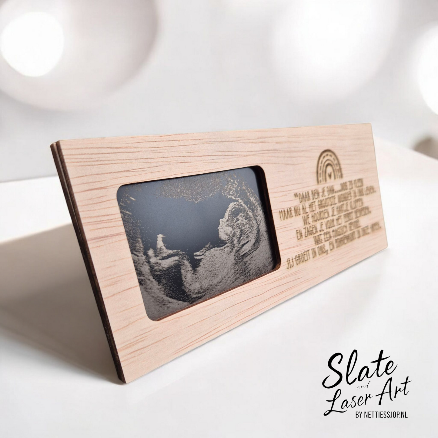 📸 Gepersonaliseerd fotolijstje met echofoto