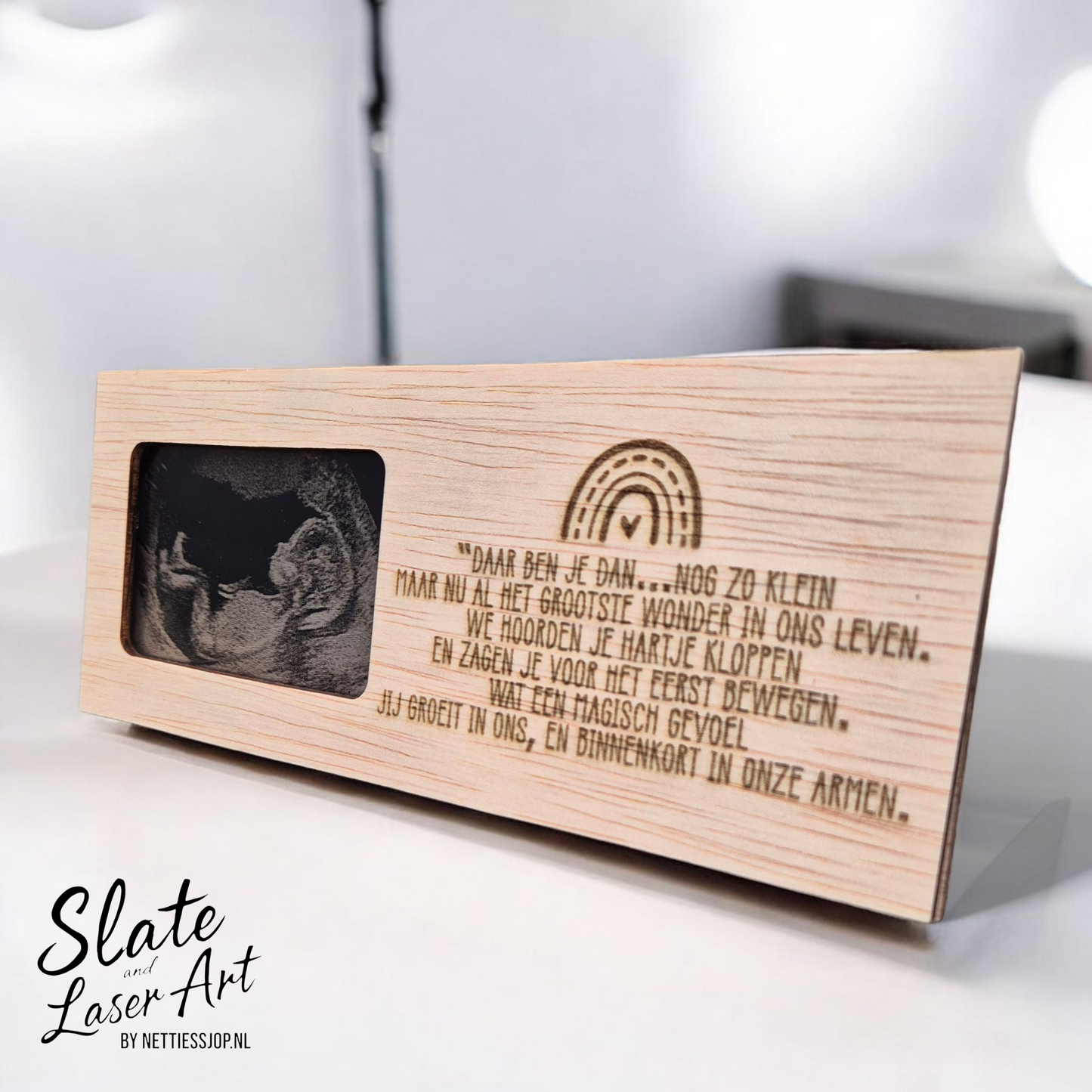 📸 Gepersonaliseerd fotolijstje met echofoto