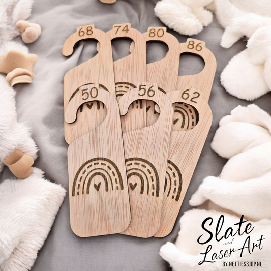 🌈 Boho Regenboog maatverdelers – set van 7