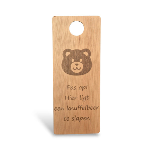 Houten deurhanger – met vrolijke teksten&nbsp;