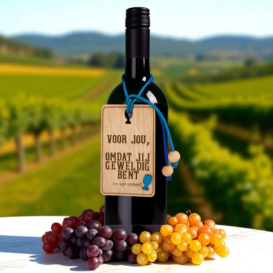 🍷 Wijn label – Personaliseer je fles!